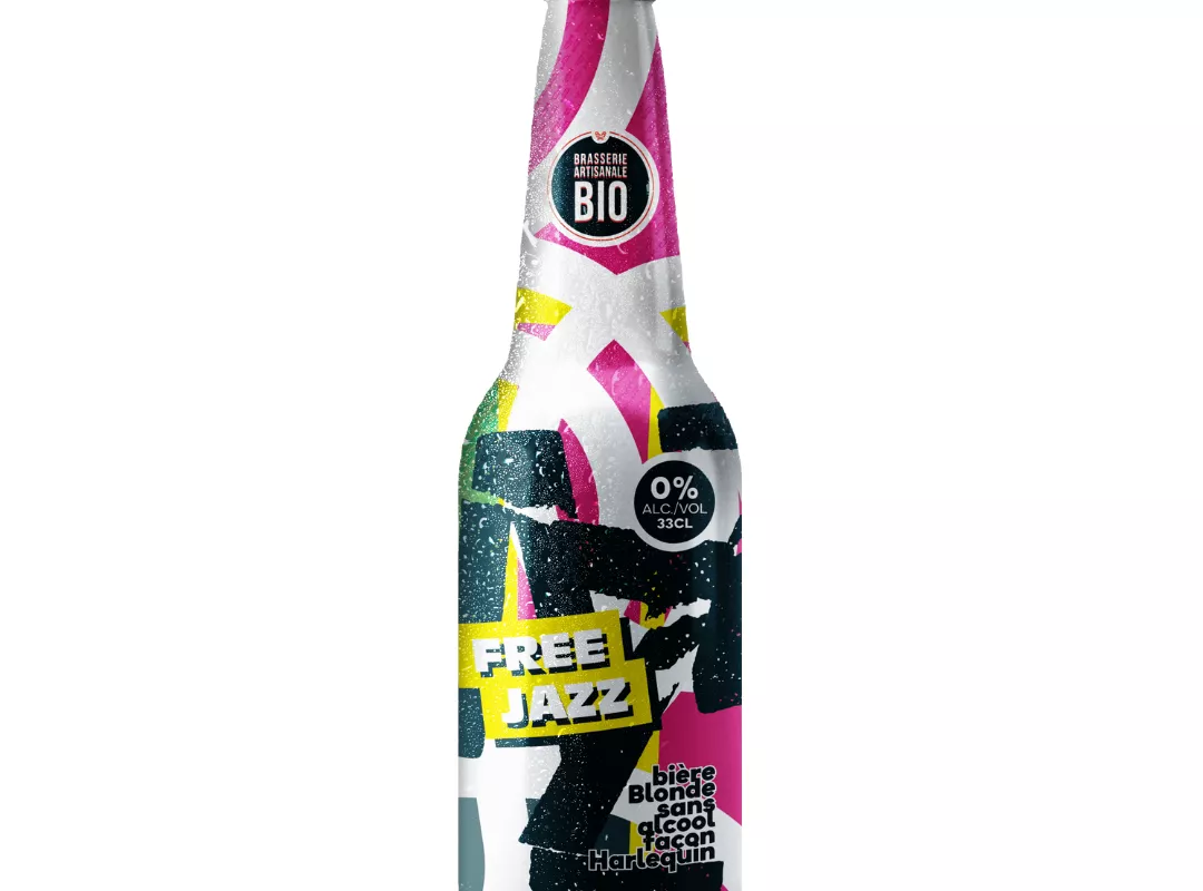Bière Free Jazz Arlequin - Brasserie Kiss'Wing | Une Petite Mousse