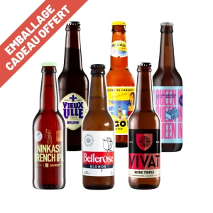 Coffret Cocorico 6 bières françaises