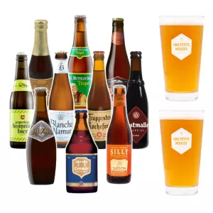 Coffret de bières belges