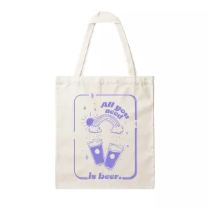 Bière Tote-bag All you need is beer - Brasserie