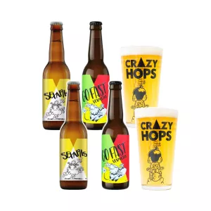 Bière Coffret brasserie Crazy Hops - Brasserie Crazy Hops