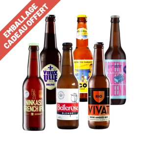 Coffret Cocorico 6 bières françaises
