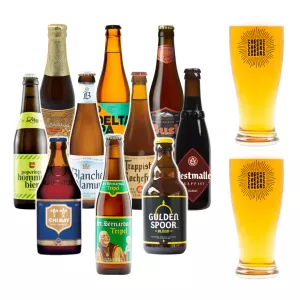 Coffret de bières belges