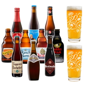 Coffret de bières belges