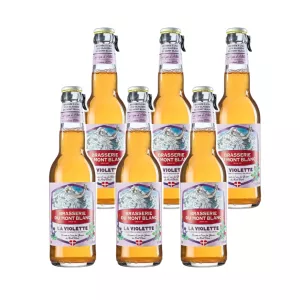 Packs de bière La Violette de Mont-Blanc en promo