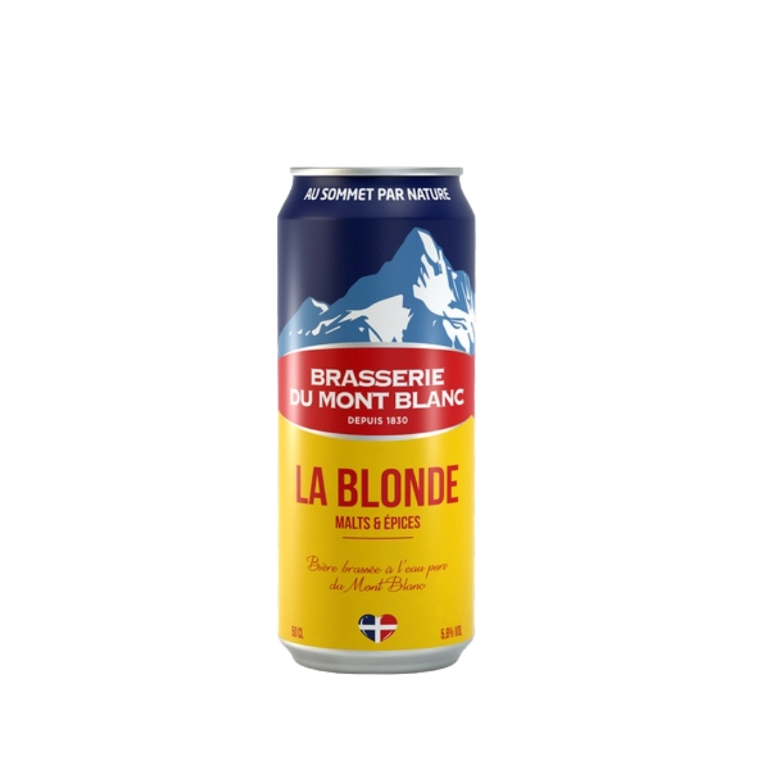 Bière Mont-Blanc La Blonde 50cl - Brasserie Mont-Blanc
