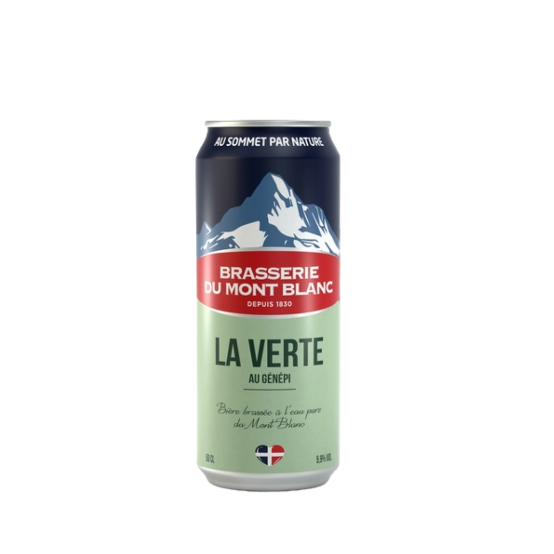 Bière Mont-Blanc La Verte Génépi 50cl - Brasserie Mont-Blanc