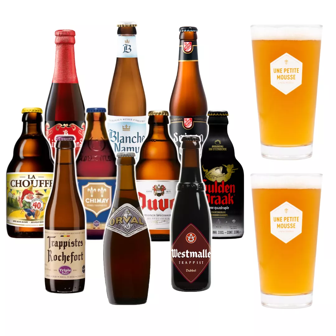 Coffret de bières belges