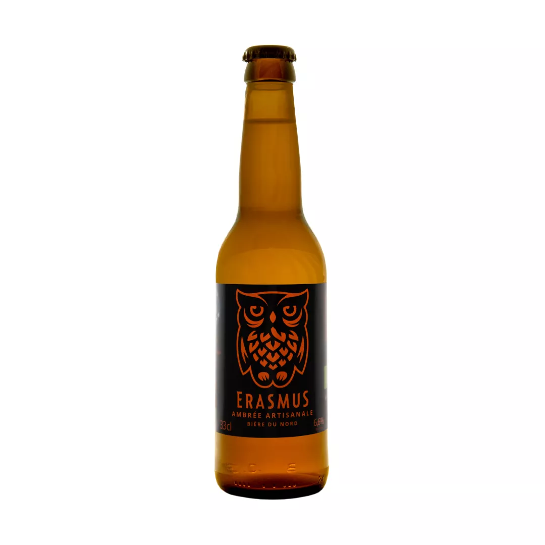 Bière Erasmus Ambrée BIO - Brasserie Moulins d'Ascq