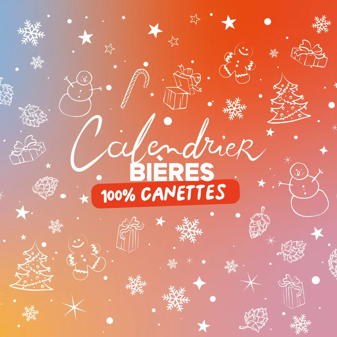 calendrier bières canettes