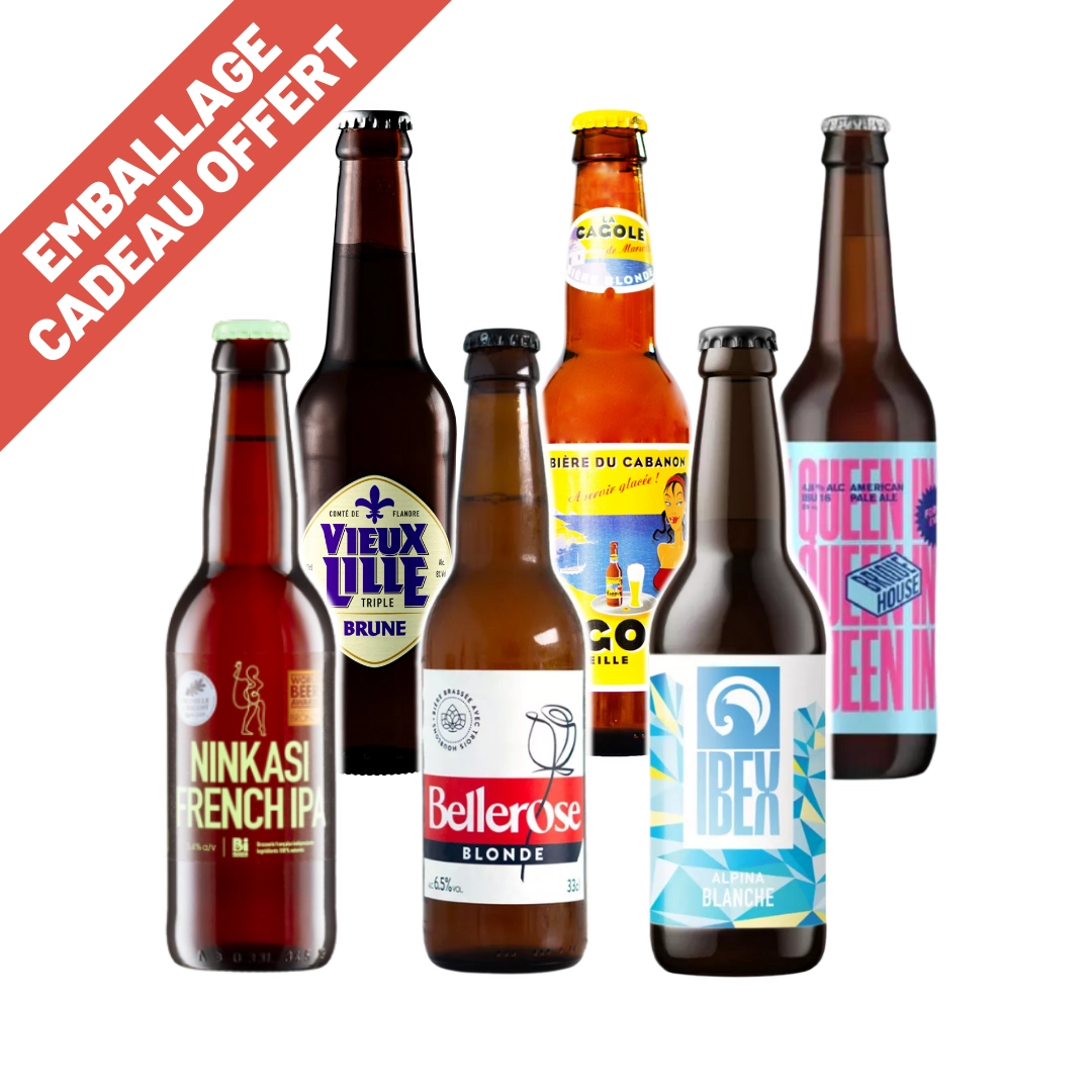 Coffret Cocorico 6 bières françaises