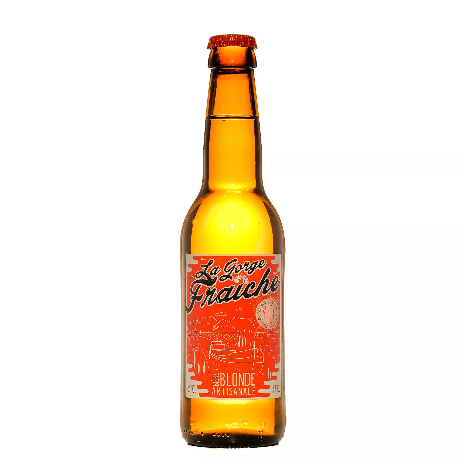 Bière Artisanale Blonde - La Gorge Fraîche