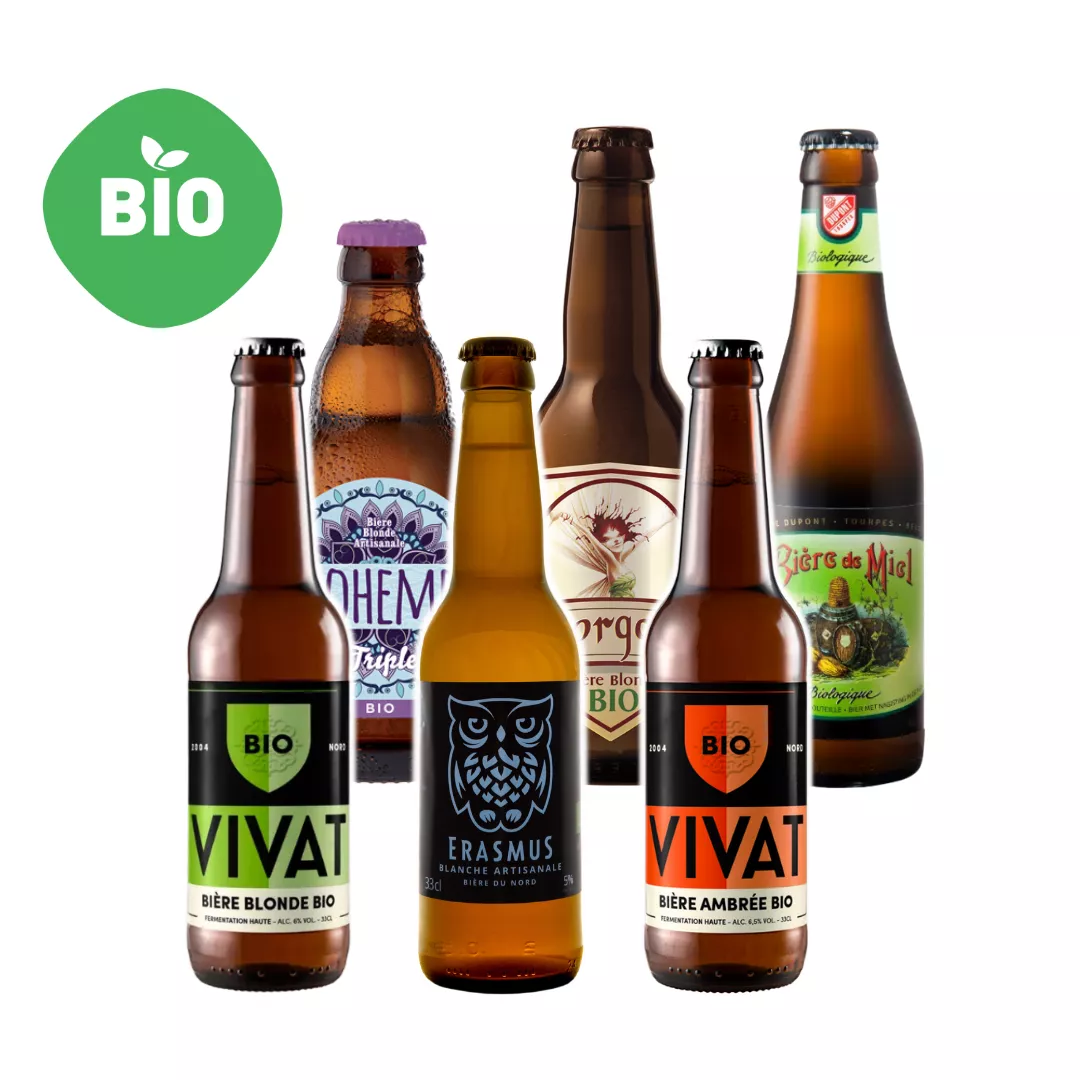 Bière Coffret bières 100% BIO - Brasserie