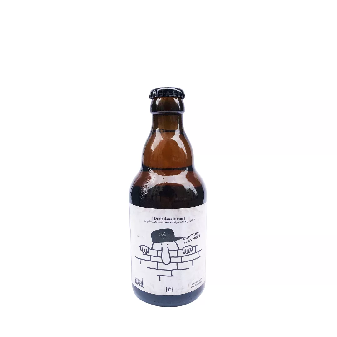 Bière Droit dans le mur - Brasserie De l'Être