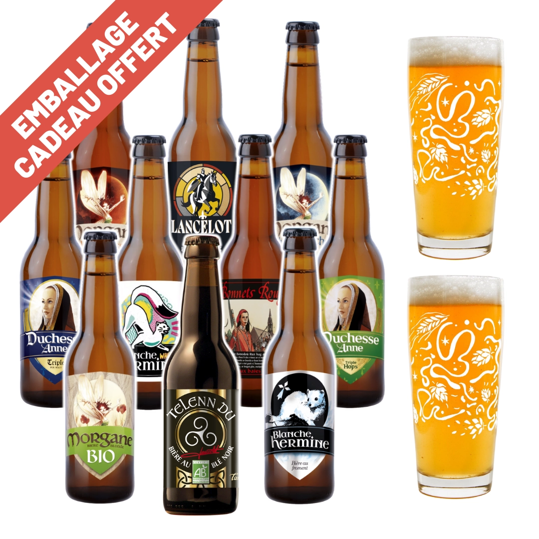 Coffret de bières bretonnes
