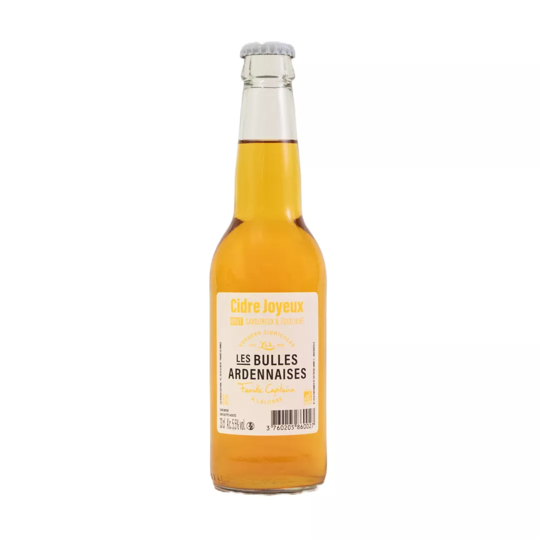 Cidre Joyeux Bio - Cidrerie Les Bulles Ardennaises