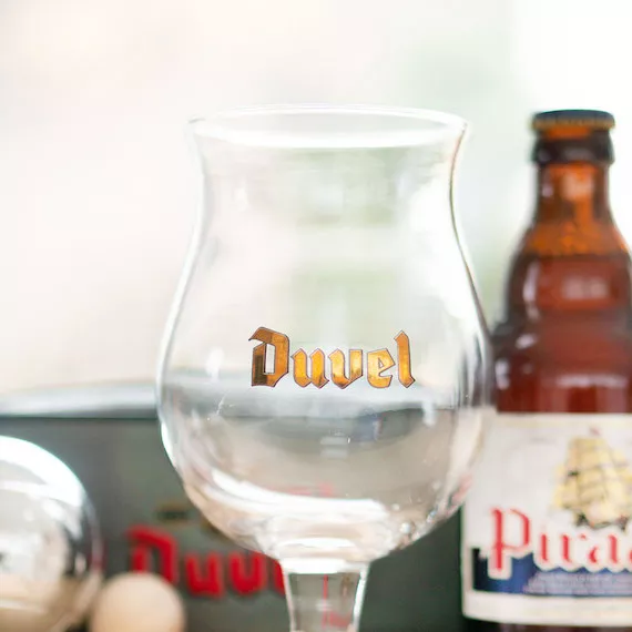 Coffret bière belge avec verre