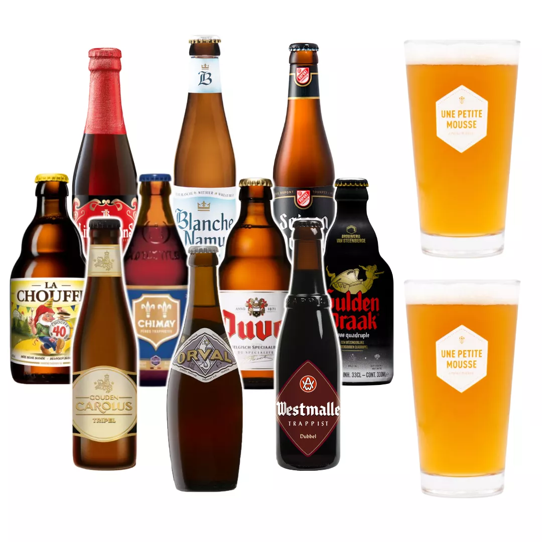 Coffret de bières belges