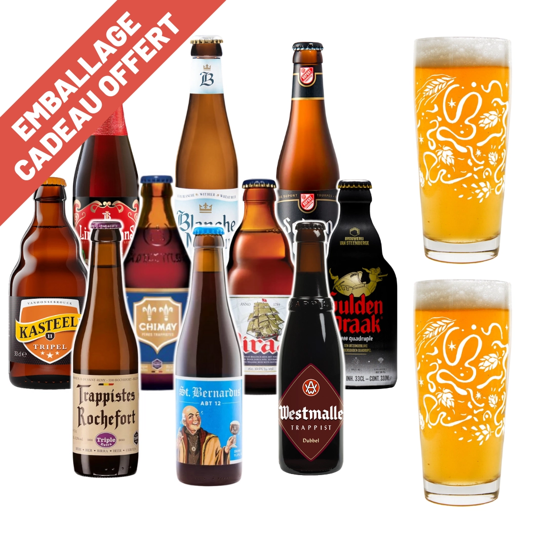 Coffret de bières belges