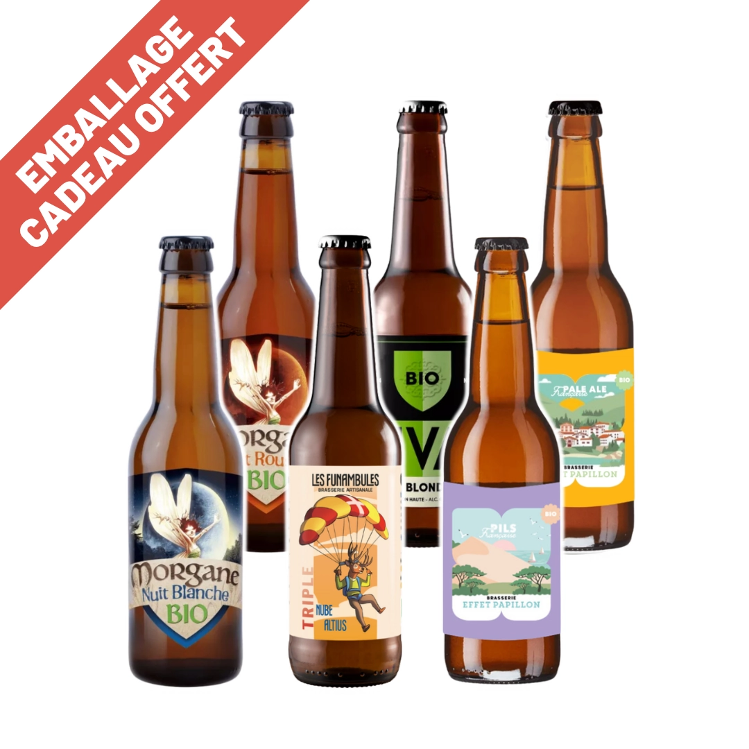 Bière Coffret bières 100% BIO - Brasserie