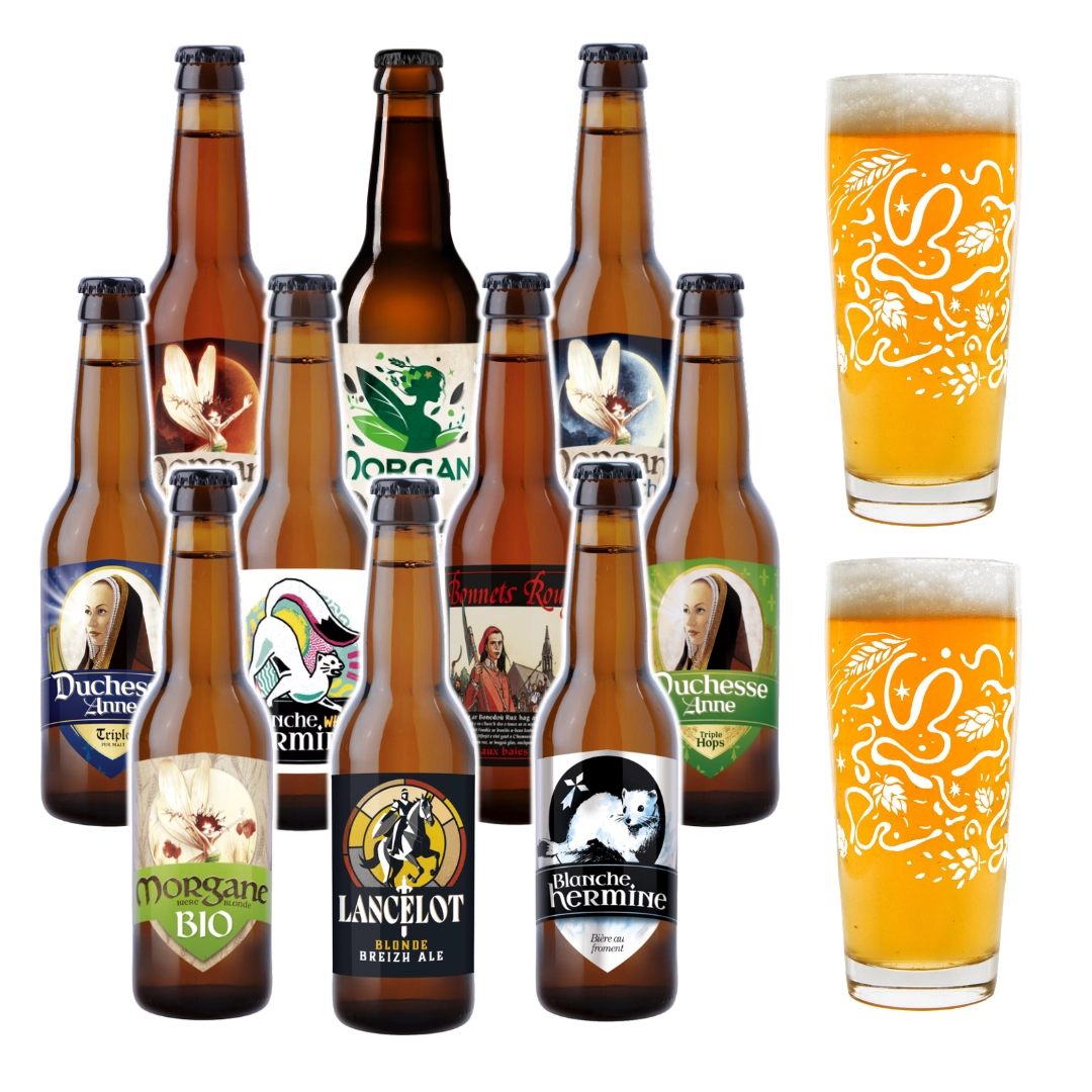 Coffret de bières bretonnes