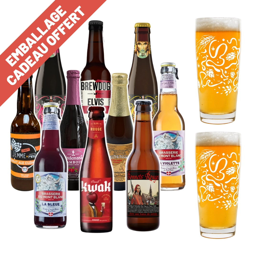 Coffret bières aux fruits