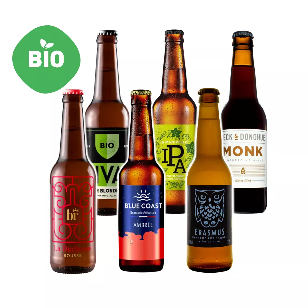 Bière Coffret bières 100% BIO - Brasserie