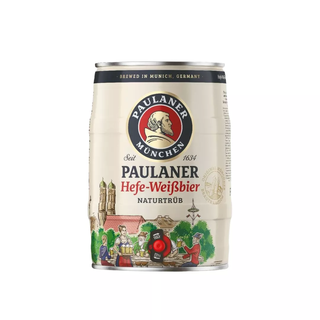 Paulaner Hefe Weissebier fût 5L - Brasserie Paulaner