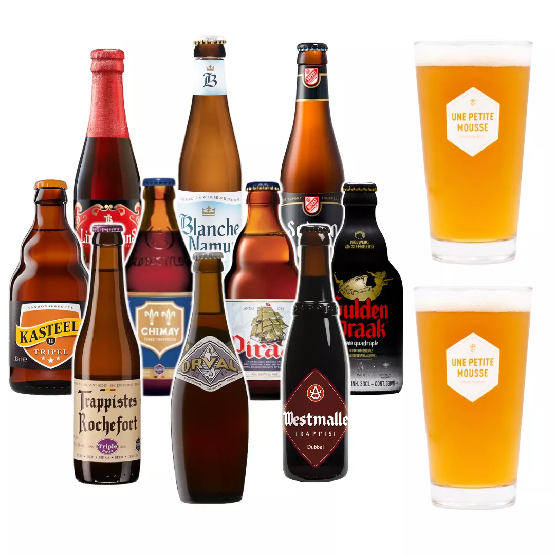 Coffret de bières belges