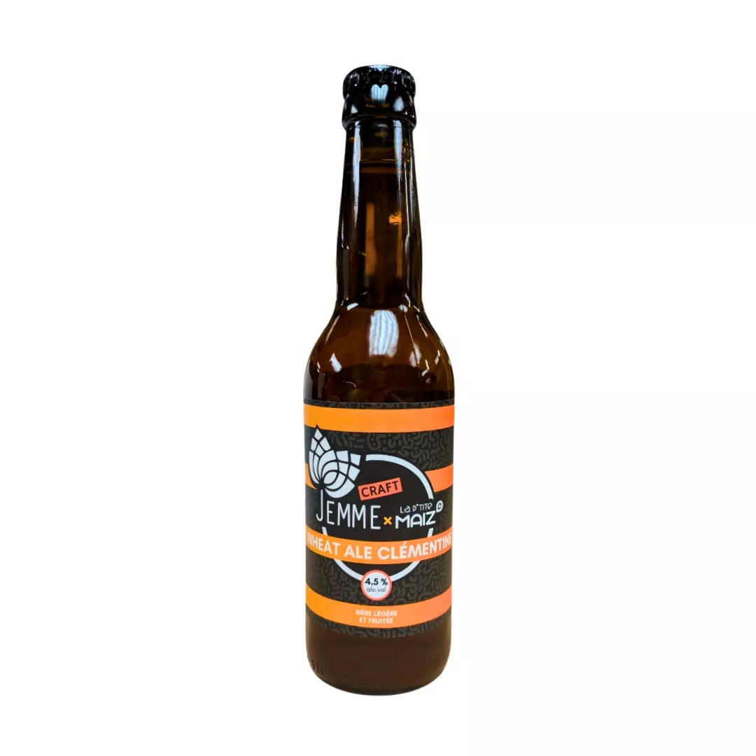 Bière Wheat Ale clémentine - Brasserie La P'tite Maiz