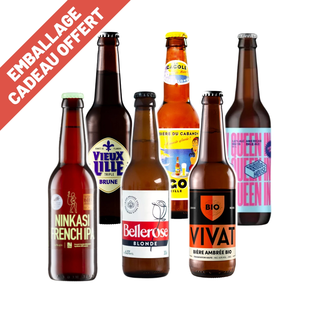 Coffret Cocorico 6 bières françaises