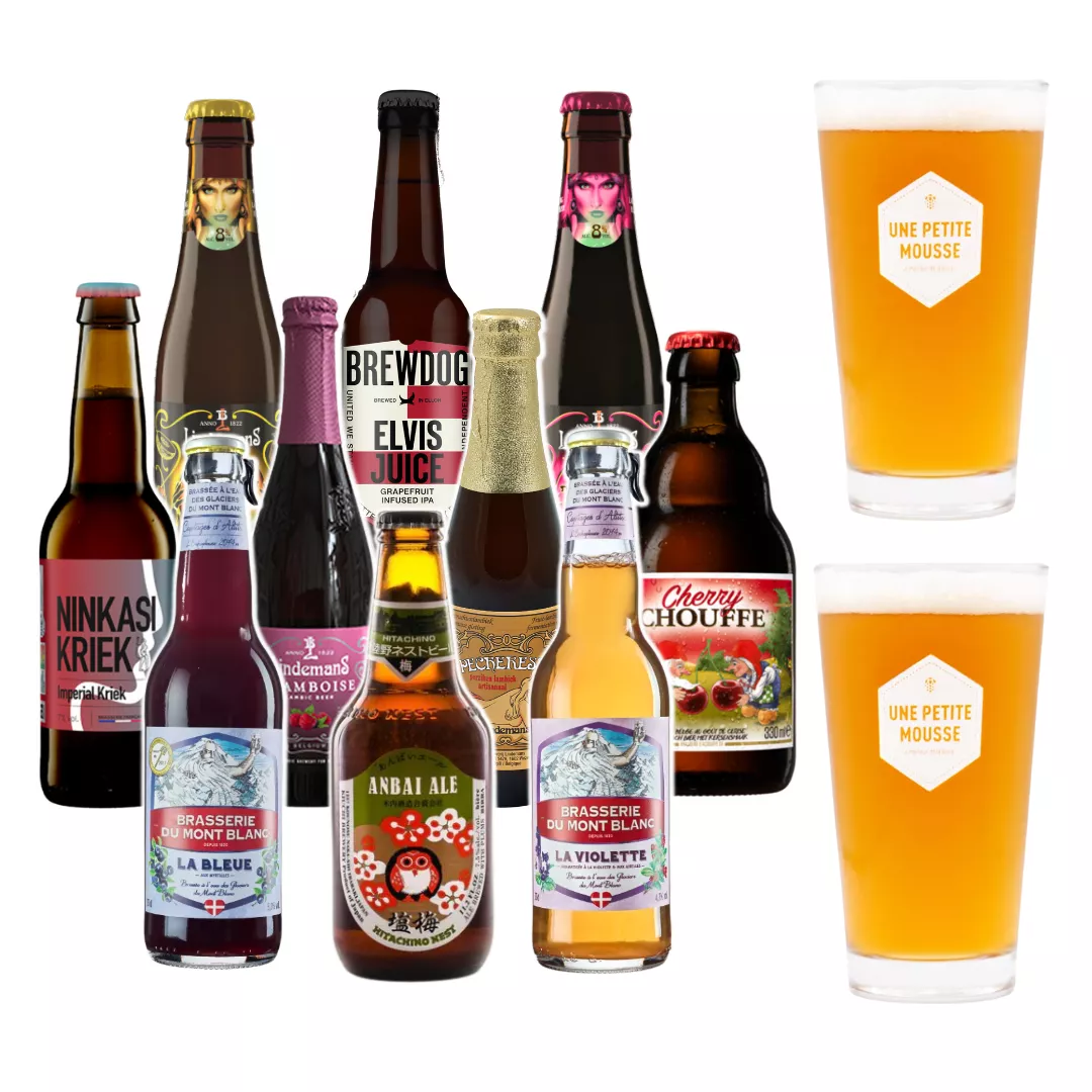 Coffret bières aux fruits