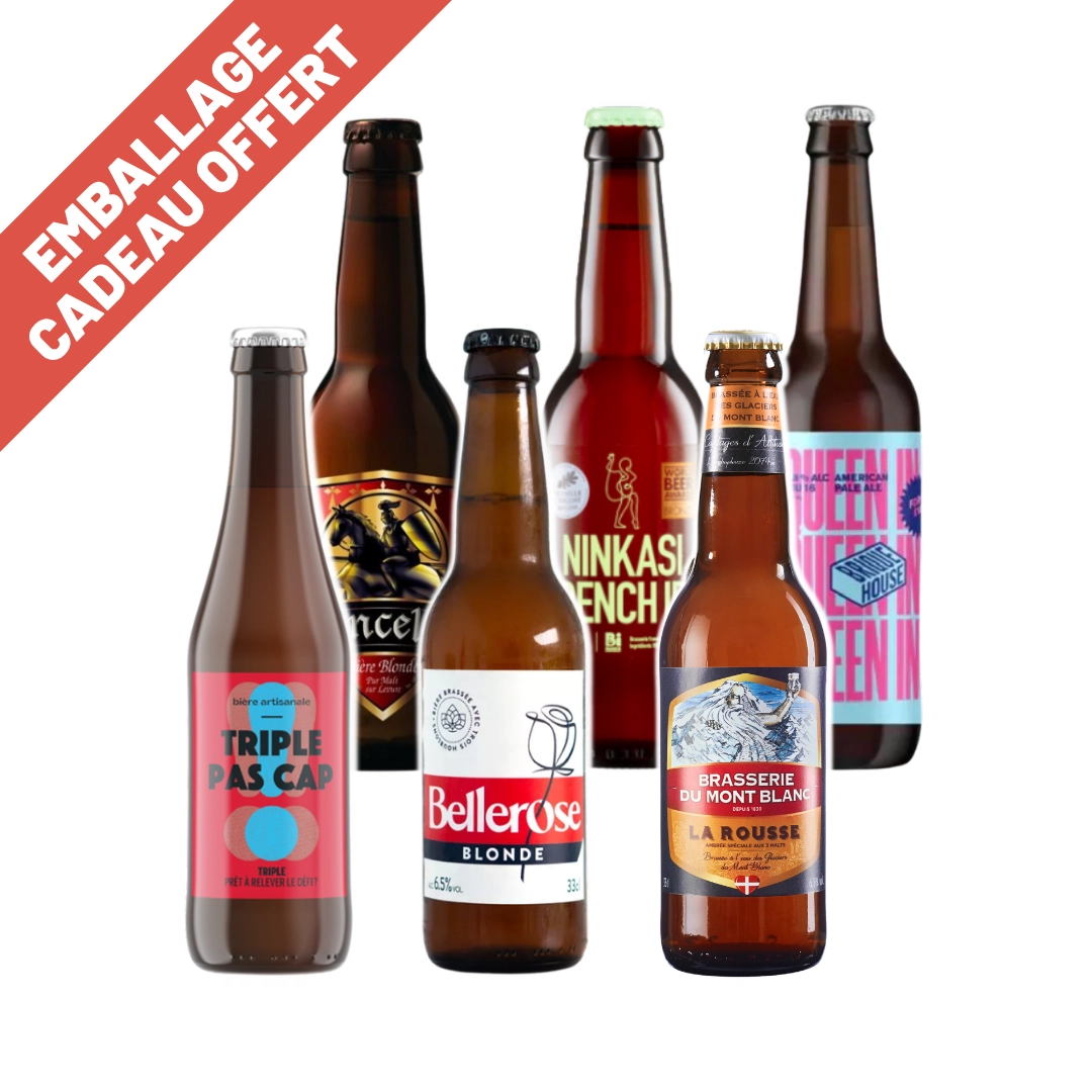 Coffret Cocorico 6 bières françaises