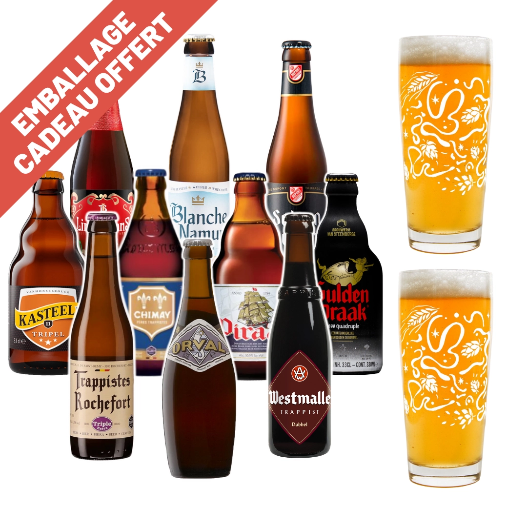Coffret de bières belges