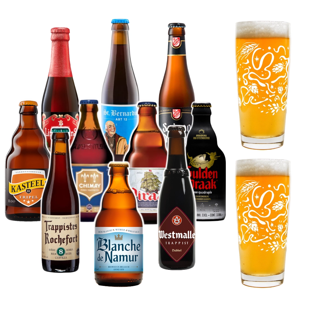 Coffret de bières belges