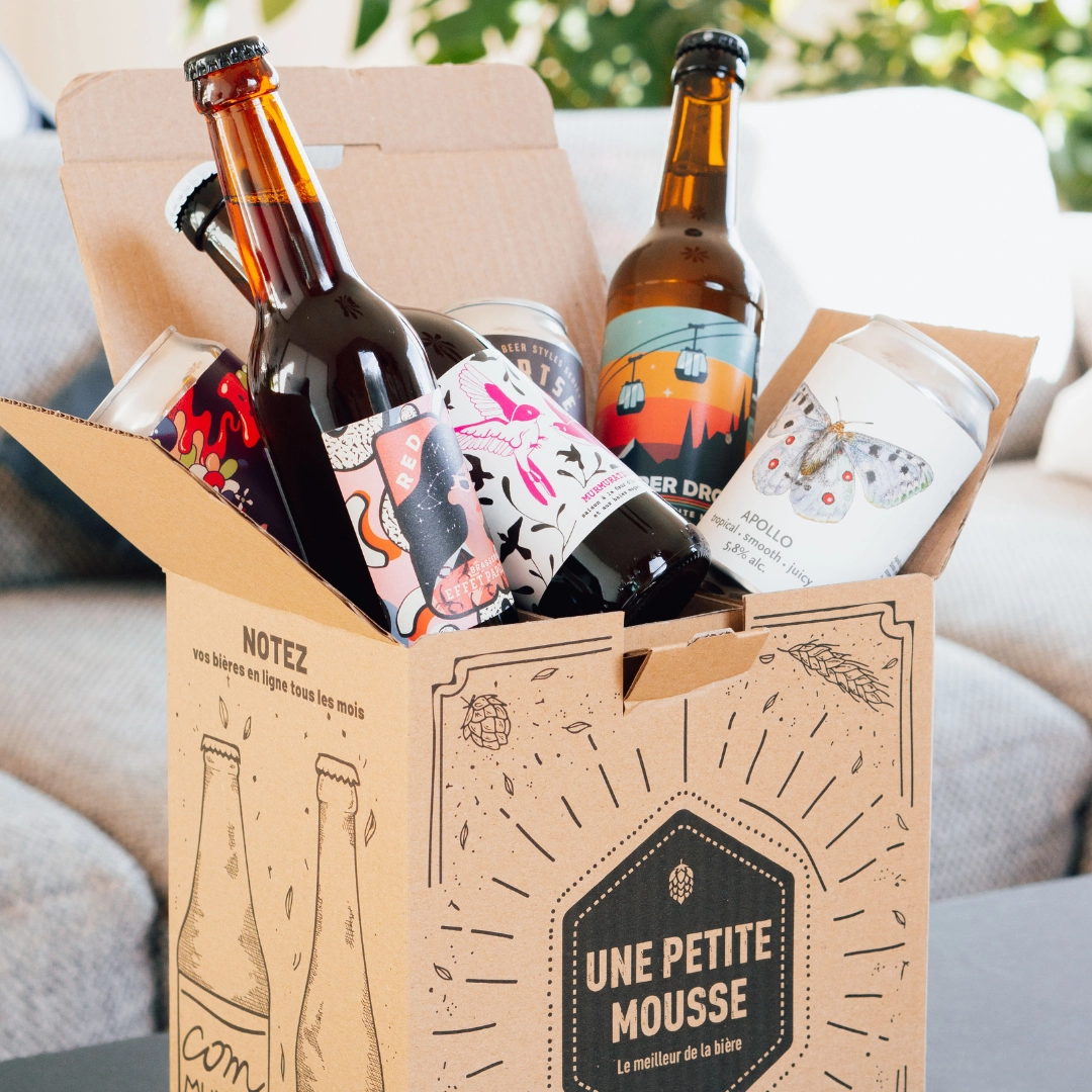 Abonnement mensuel box de bières