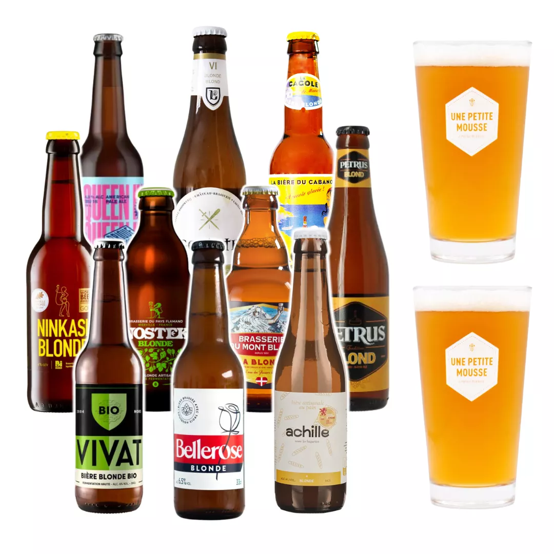 coffret de bières blondes