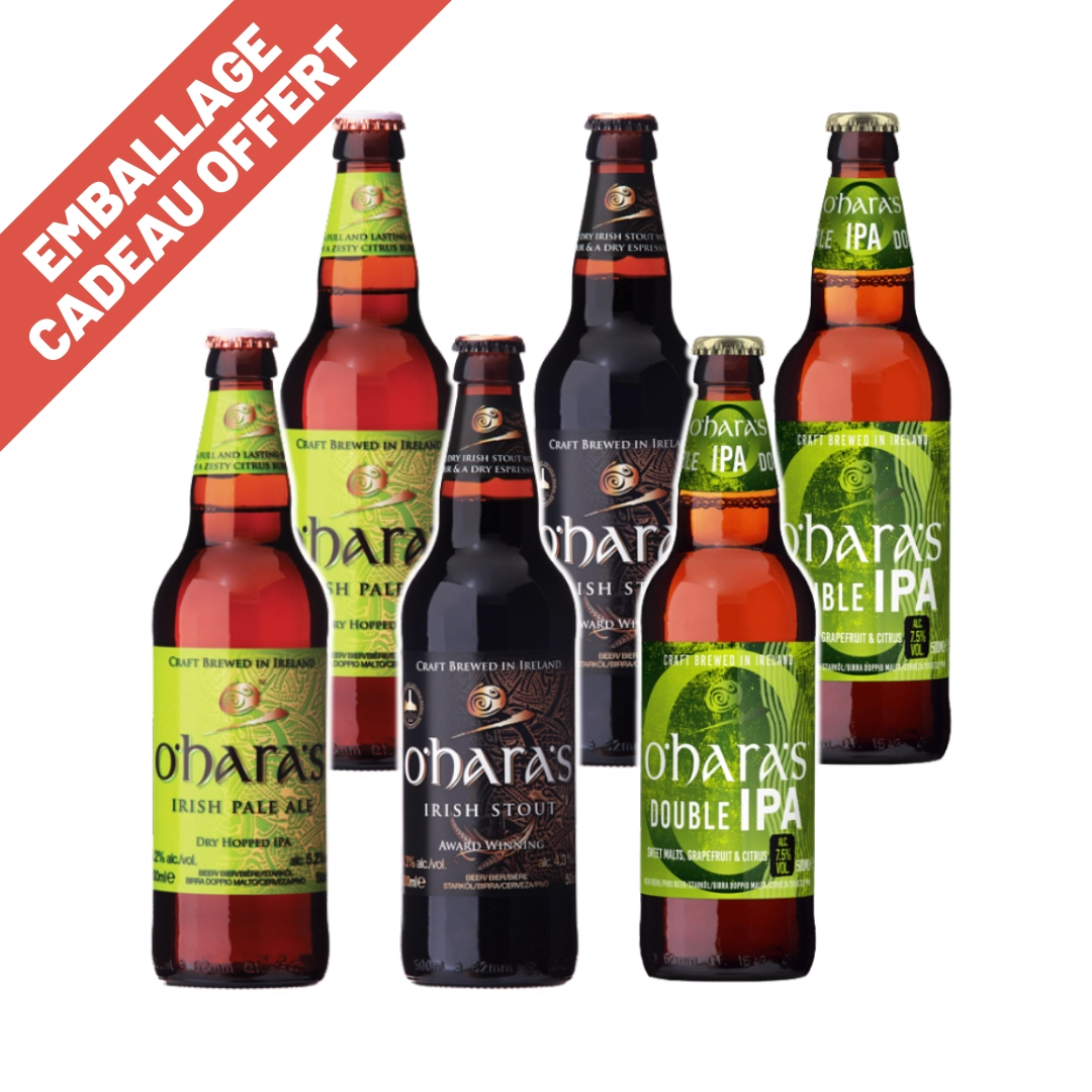 Coffret bières irlandaises O'Hara's