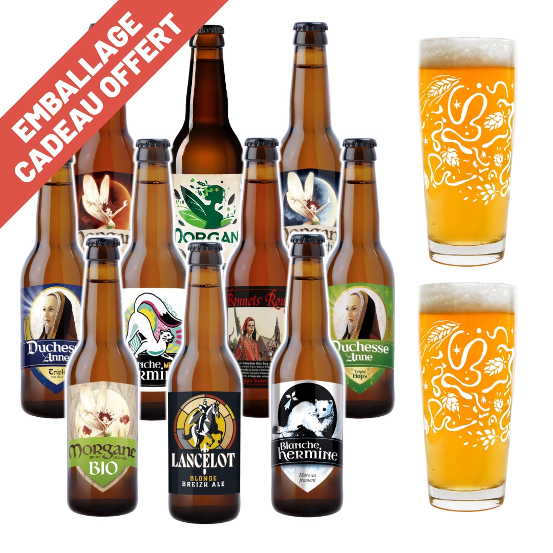 Coffret de bières bretonnes