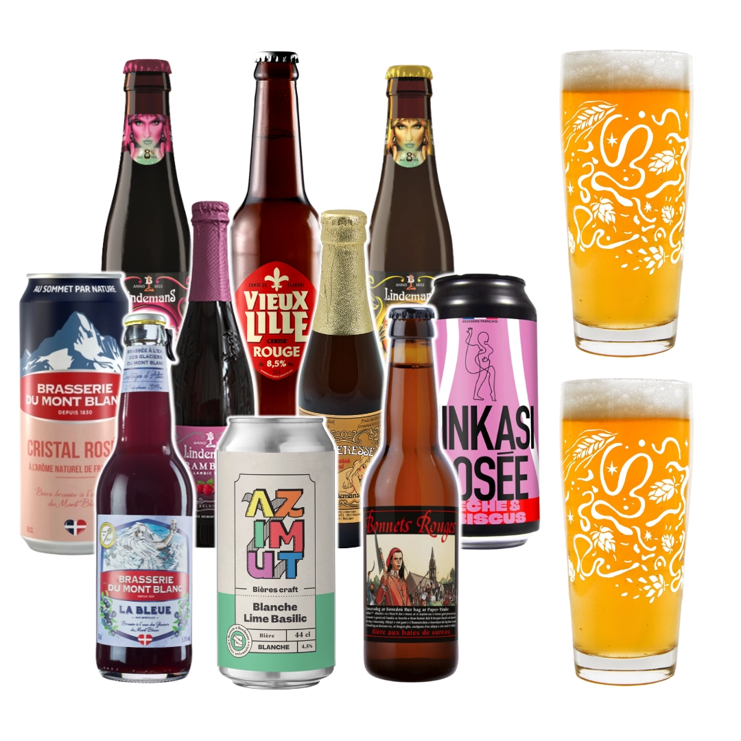 Coffret bières aux fruits