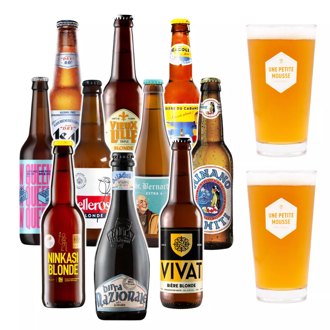 coffret de bières blondes