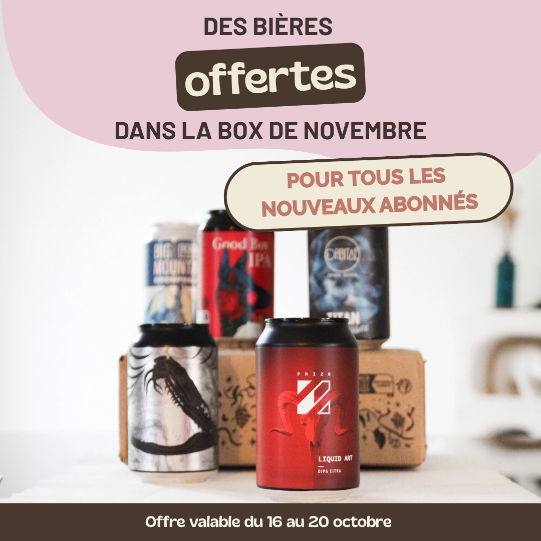 Abonnement mensuel box de bières