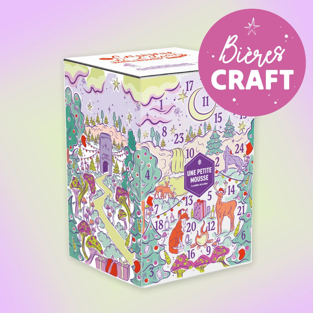 calendrier bières canettes