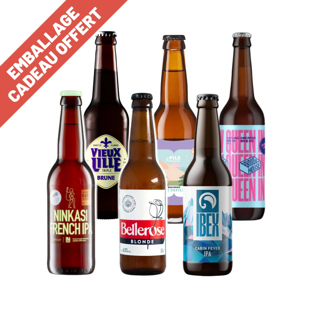 Coffret Cocorico 6 bières françaises