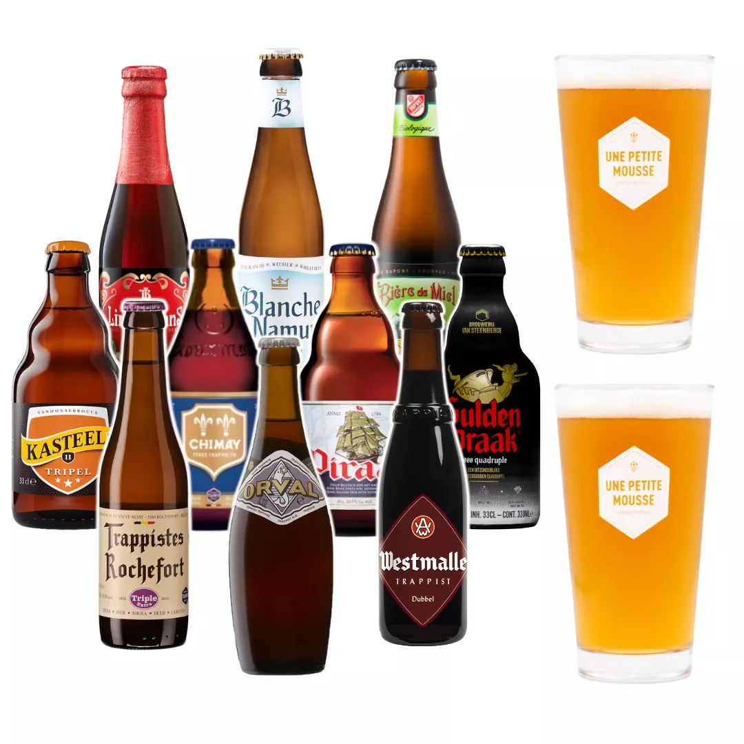 Coffret de bières belges
