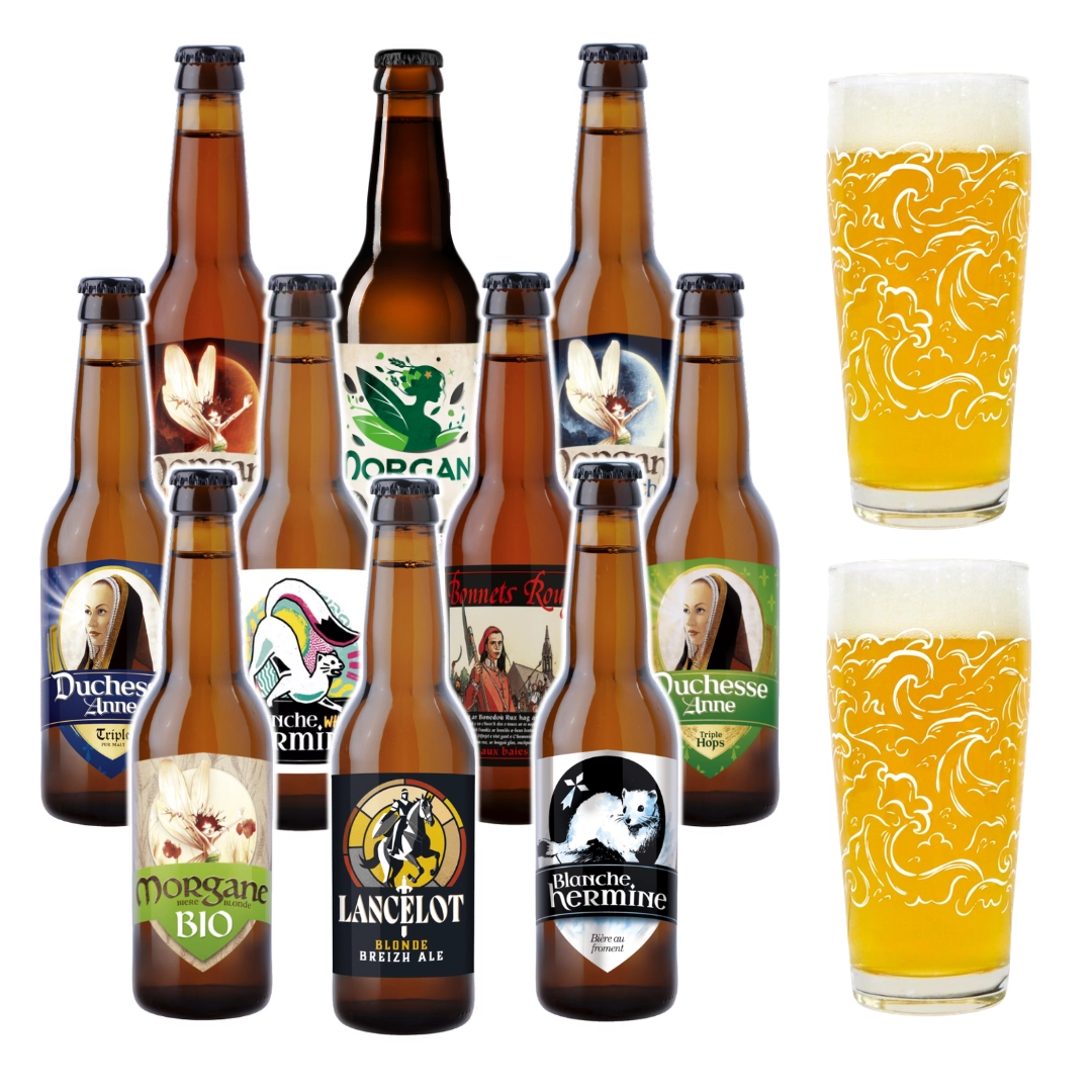 Coffret de bières bretonnes
